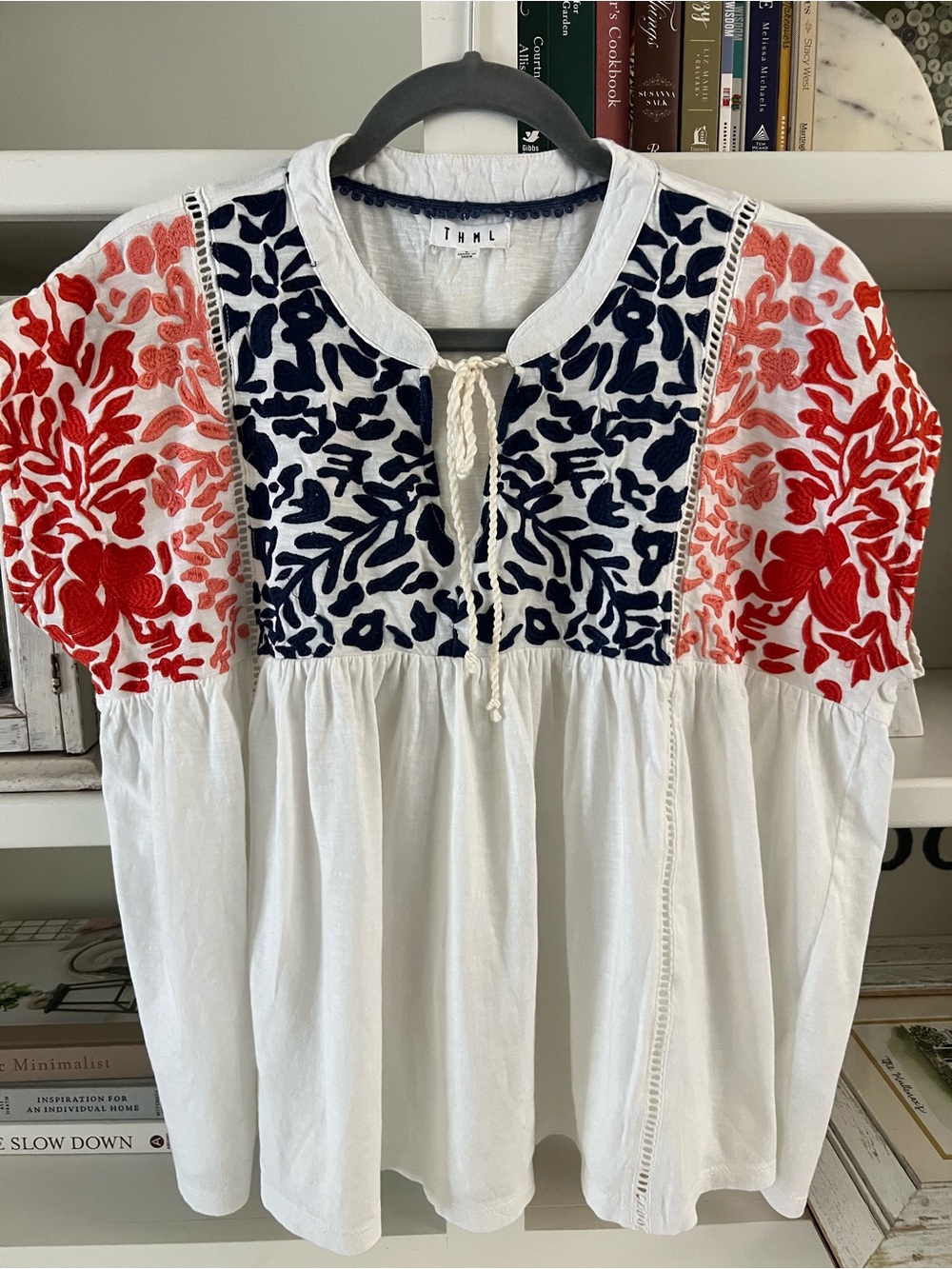THML Savanna Jane 3 blouses. Beautiful embroidery details on each.